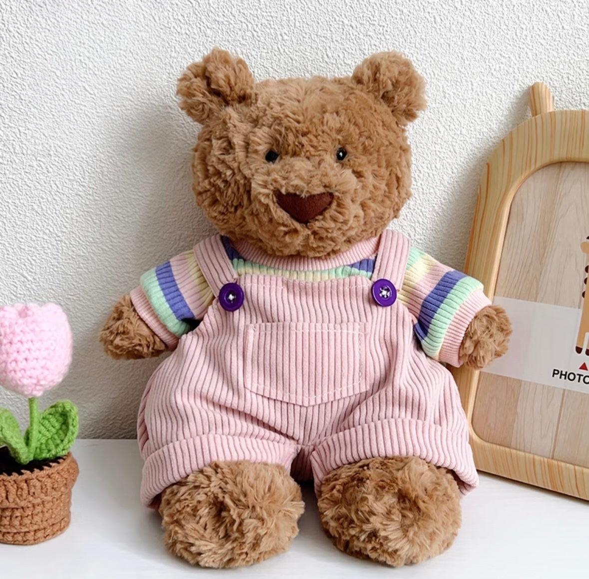 Bartholomew Bear Dungaree Set