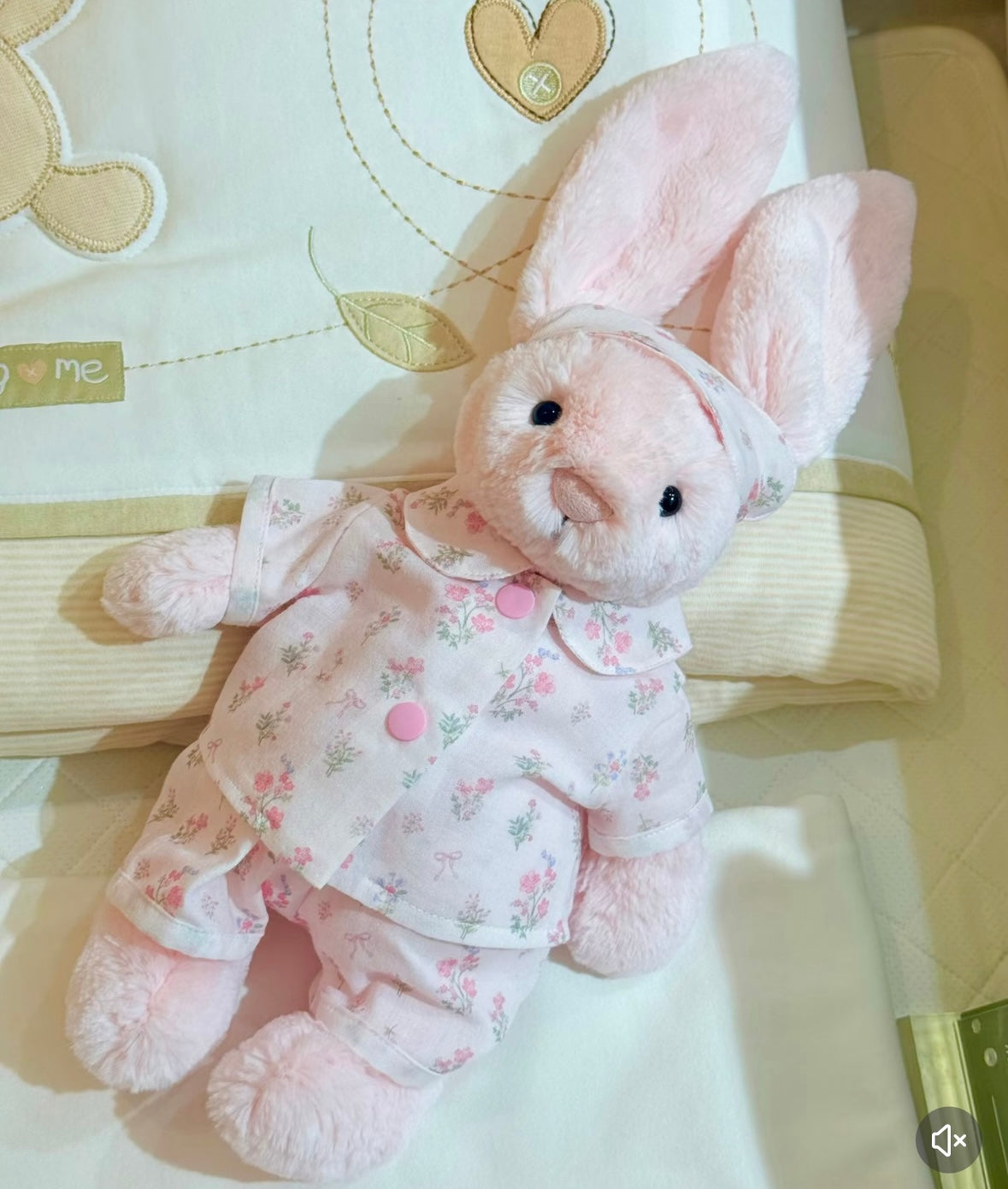 Bashful Bunny Floral Pyjama Set