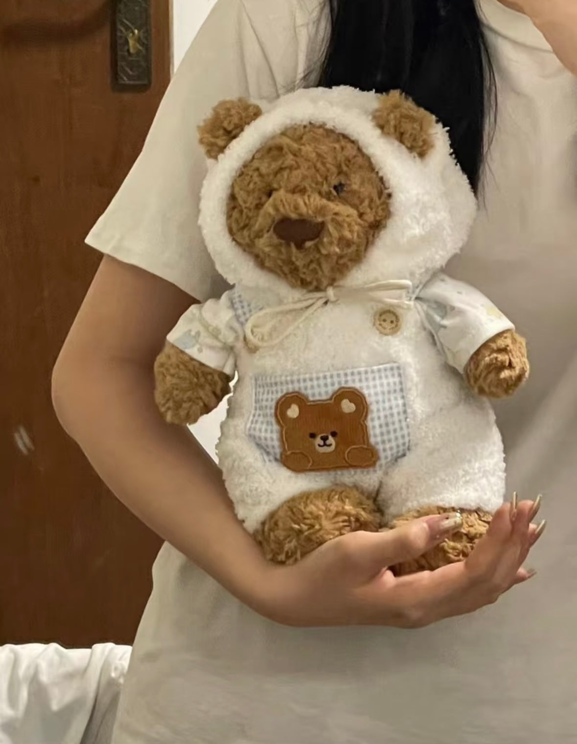 Bartholomew Bear Fluffy Hooded Onesie Set