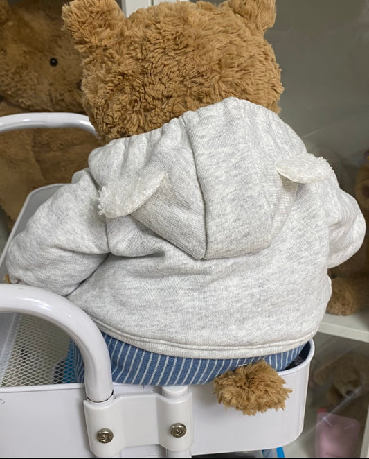 Bartholomew Bear Jellycat Hoodie & Shorts Set