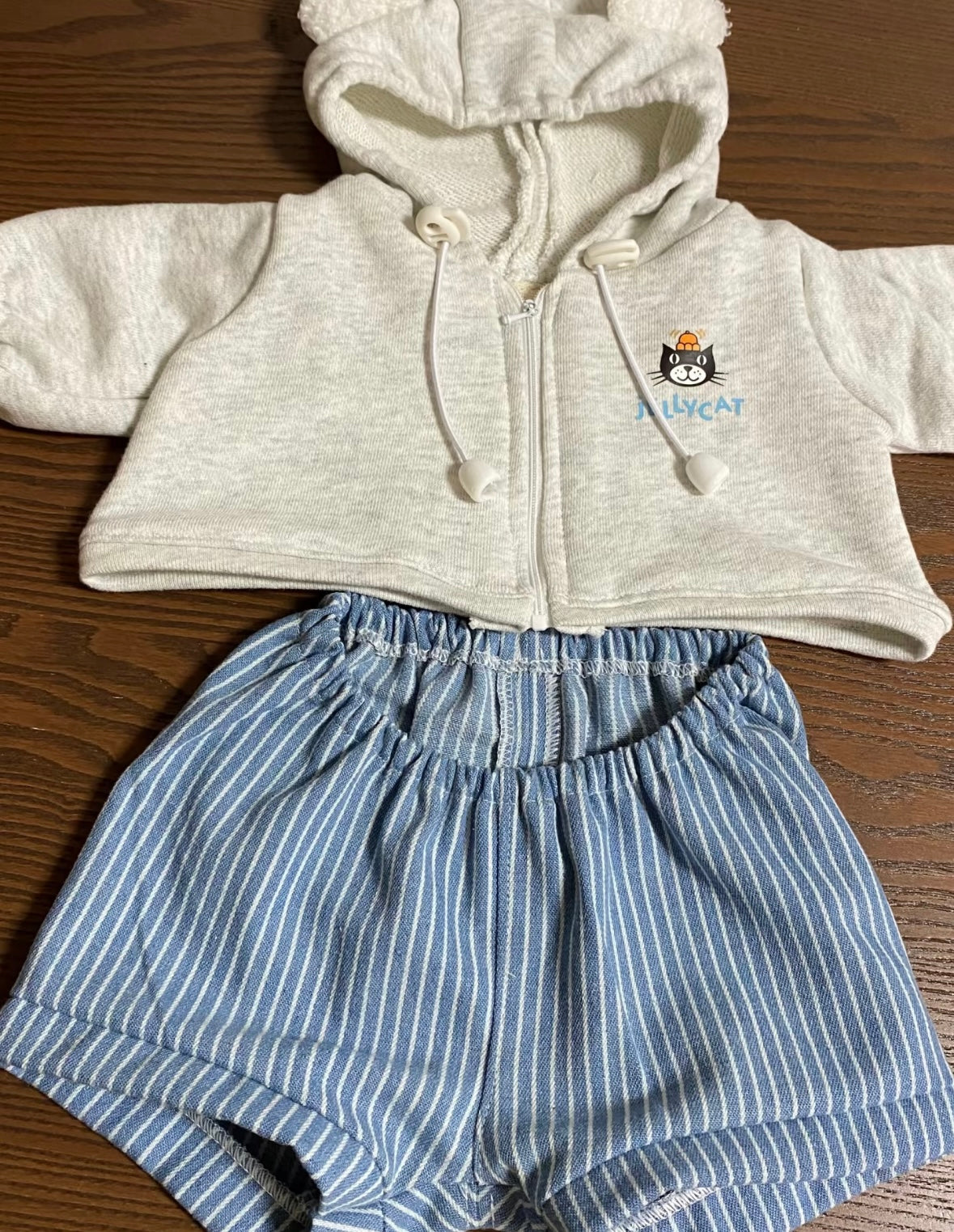 Bartholomew Bear Jellycat Hoodie & Shorts Set