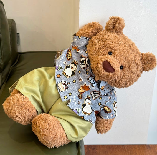 Bartholomew Bear Kawaii Animal Shirt & Shorts Set