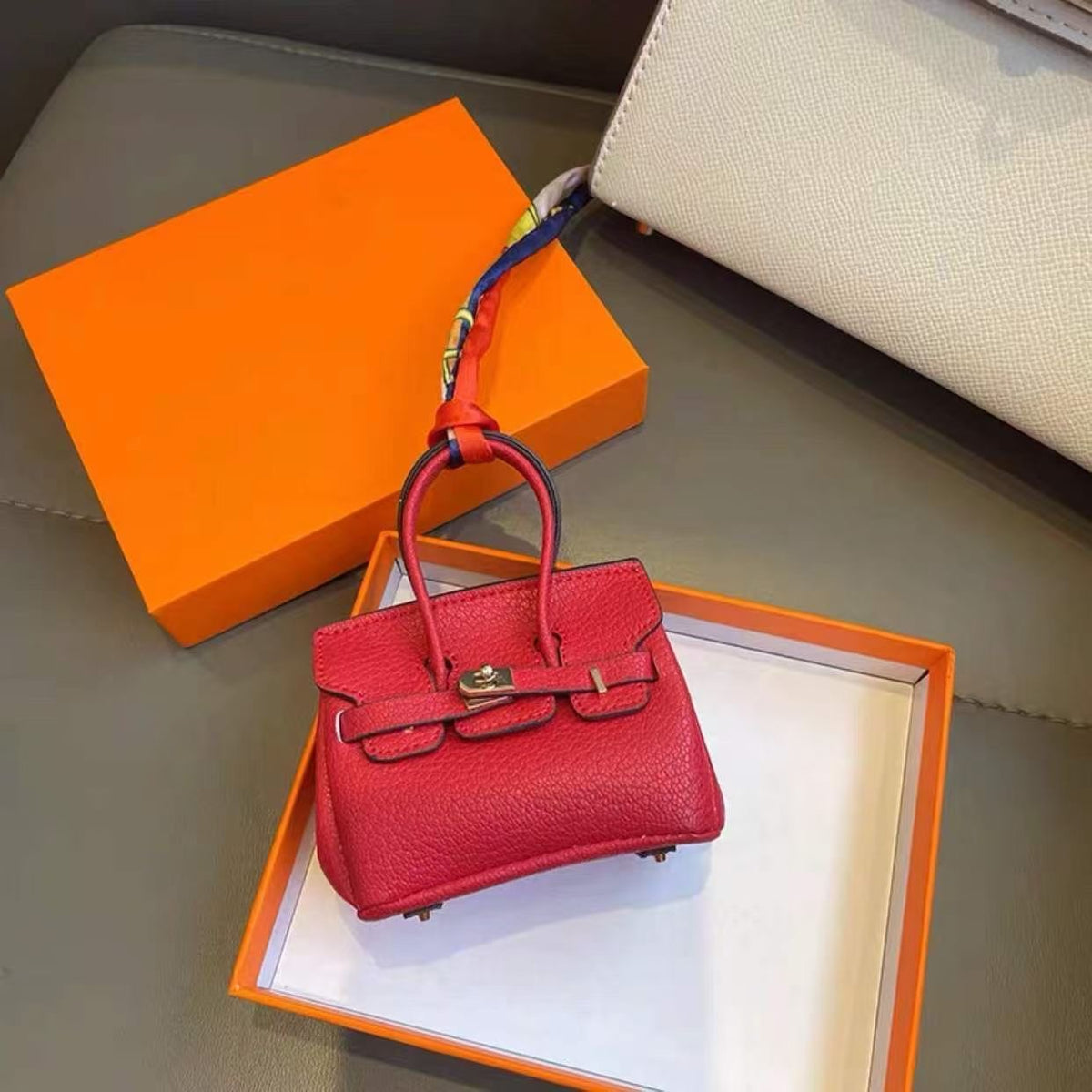 Mini Handbag with Scarf for Plush