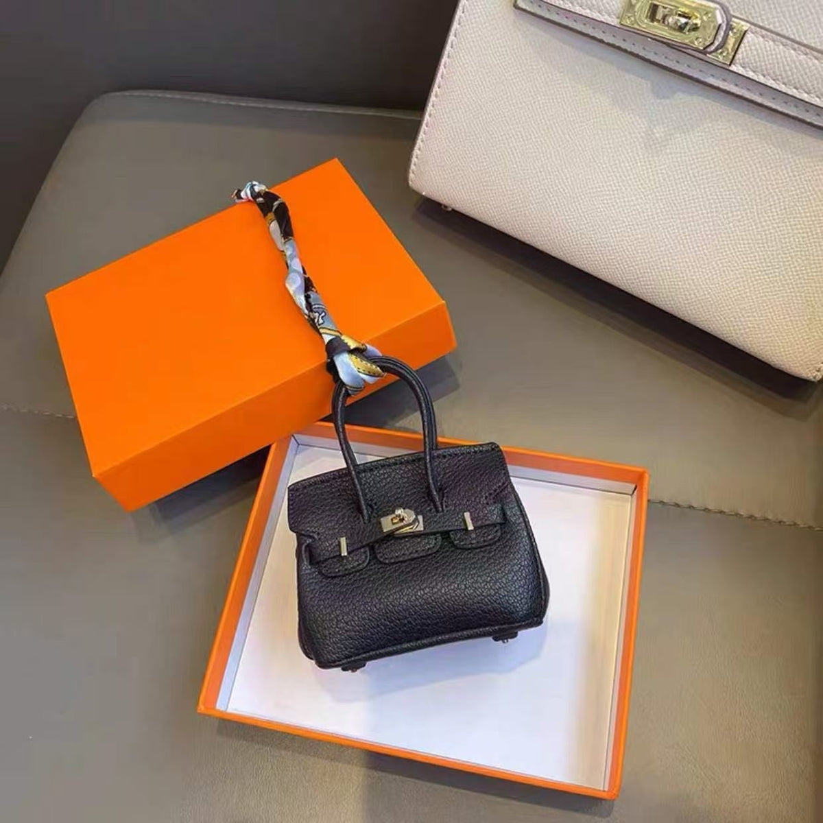 Mini Handbag with Scarf for Plush