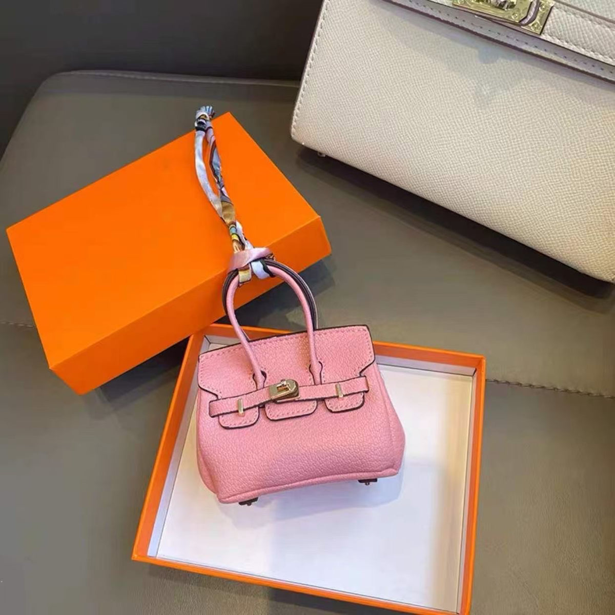 Mini Handbag with Scarf for Plush