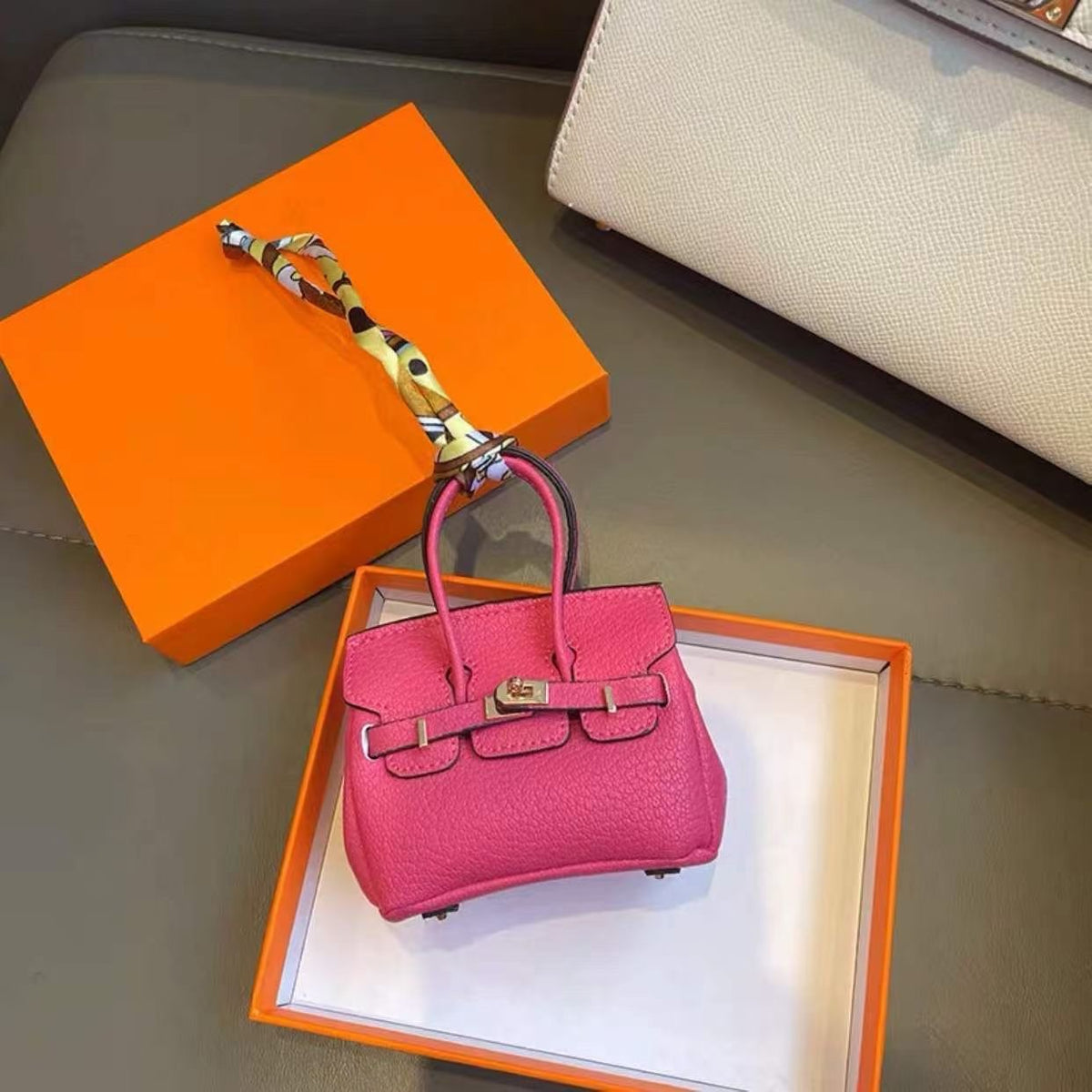 Mini Handbag with Scarf for Plush