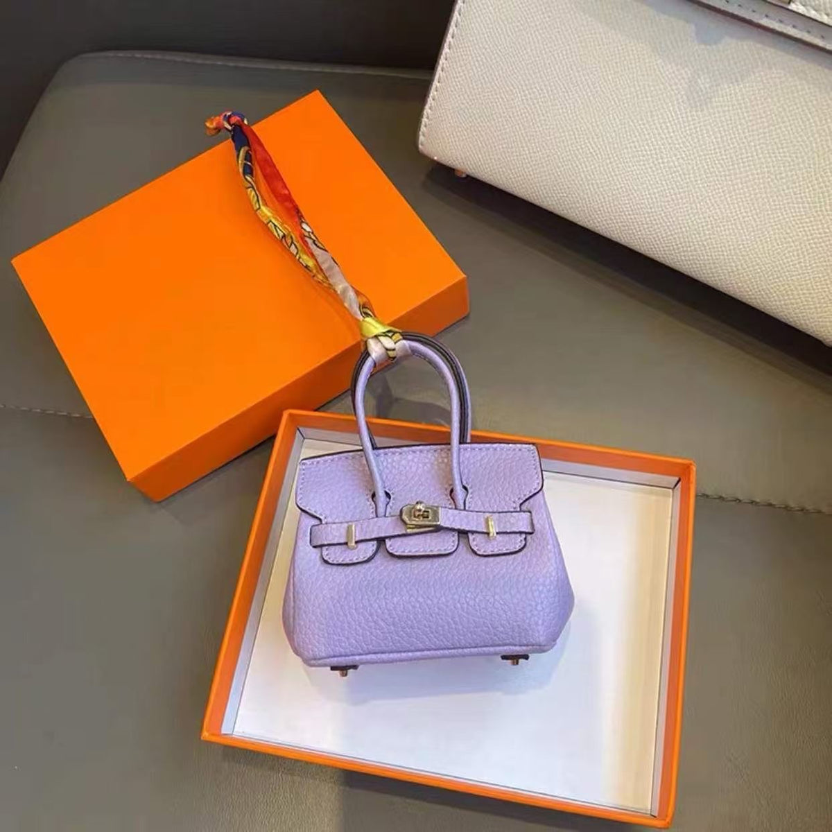 Mini Handbag with Scarf for Plush