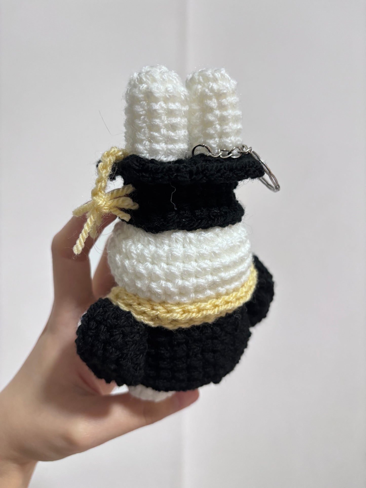 Graduation Bunny Keychain