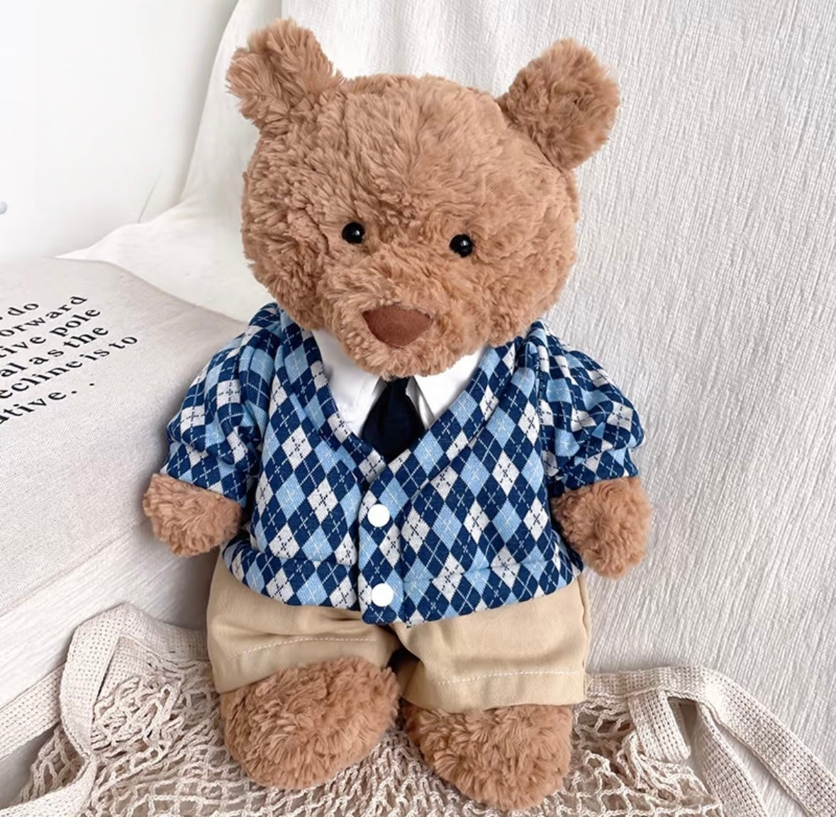Bartholomew Bear Argyle Set