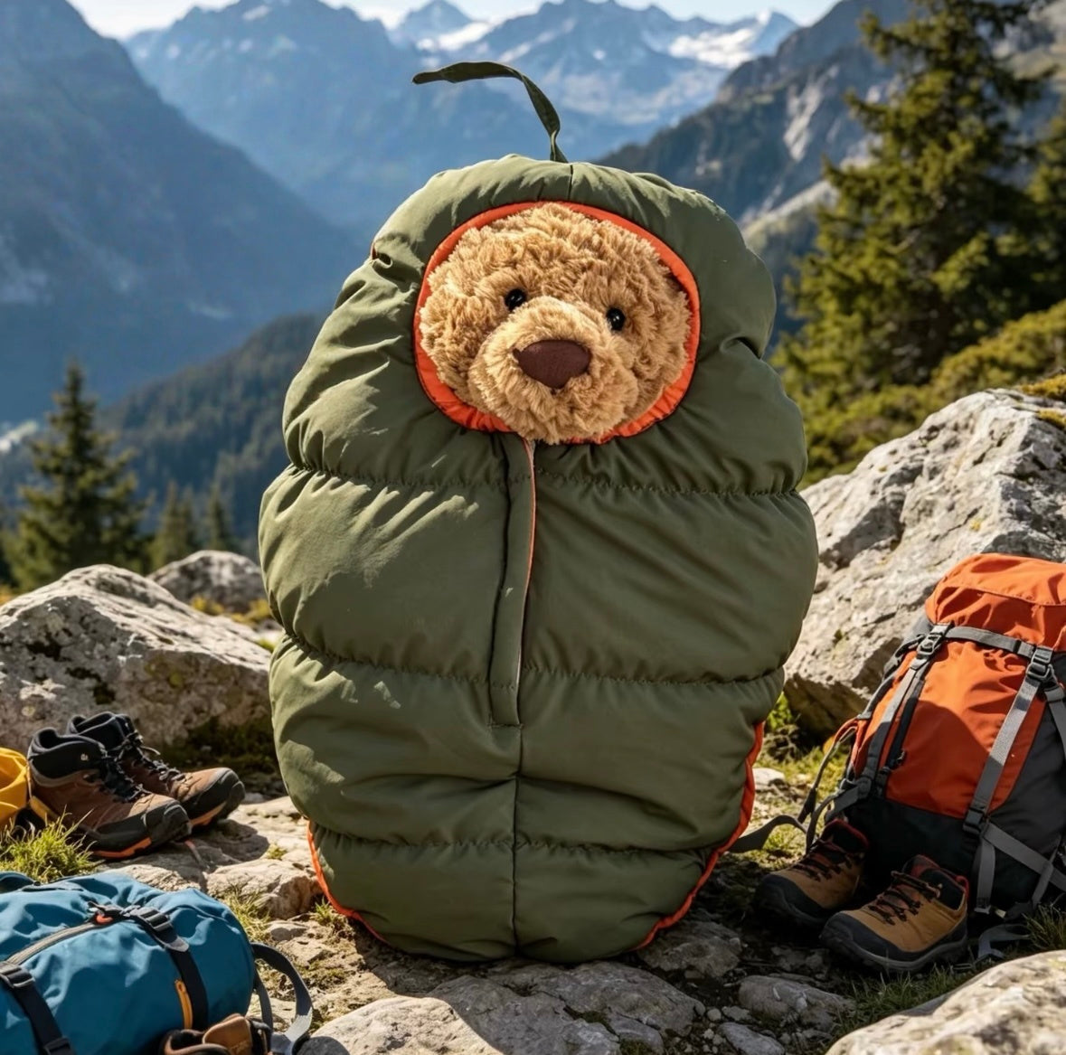 Bartholomew Bear Hiking Sleeping Bag