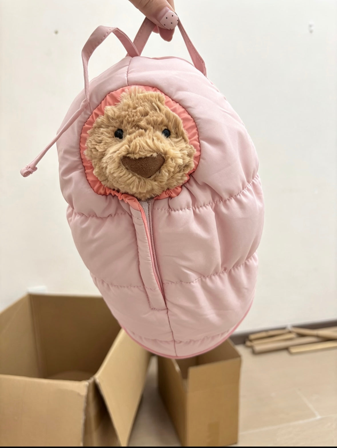 Bartholomew Bear Hiking Sleeping Bag - Pink - LIMITED EDITION (Preoder)