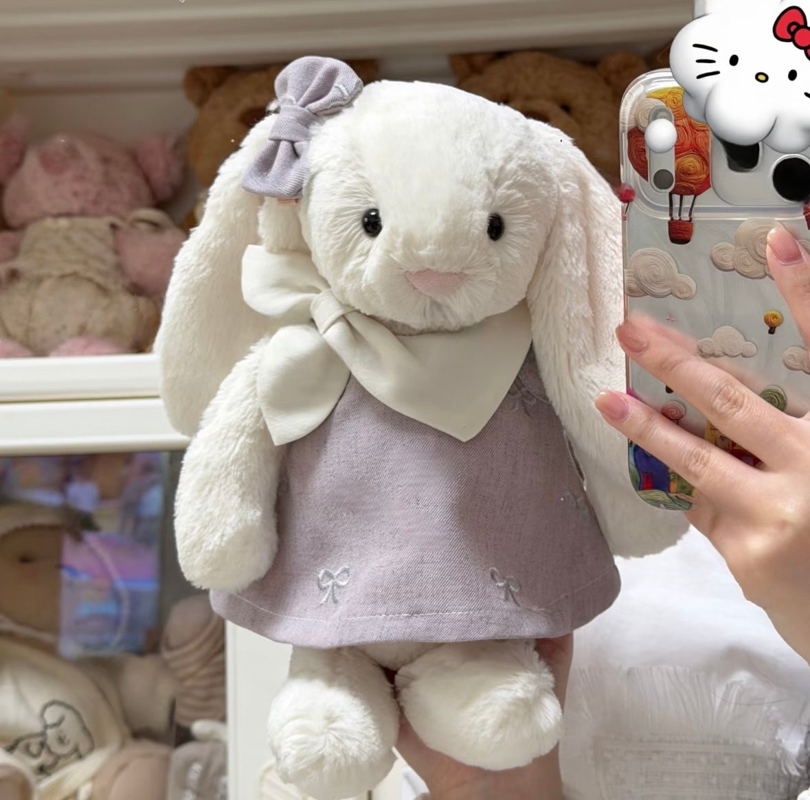 Bashful Bunny Bow Dress Set