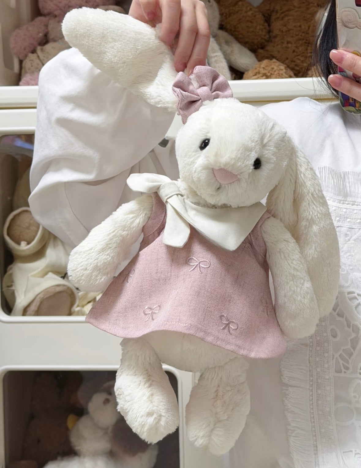 Bashful Bunny Bow Dress Set