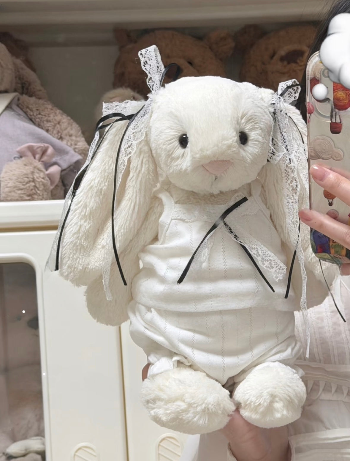 Bashful Bunny Lace Ribbon Set