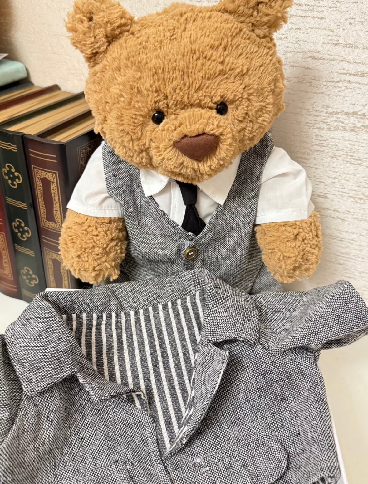 Bartholomew Bear Tweed Suit Set