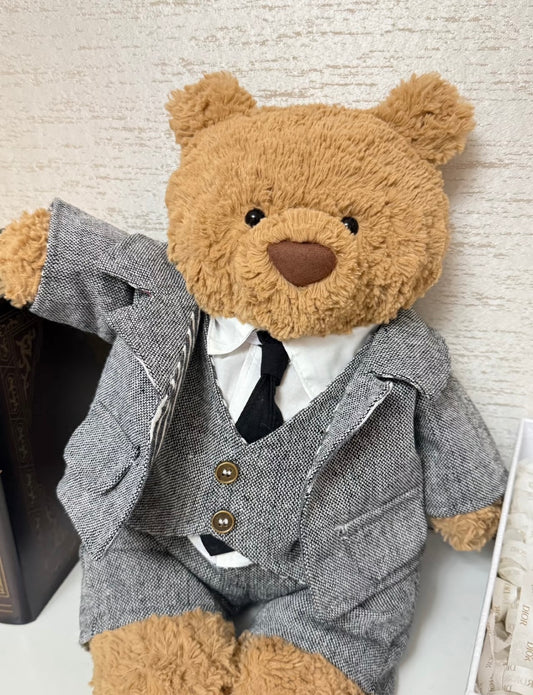 Bartholomew Bear Tweed Suit Set