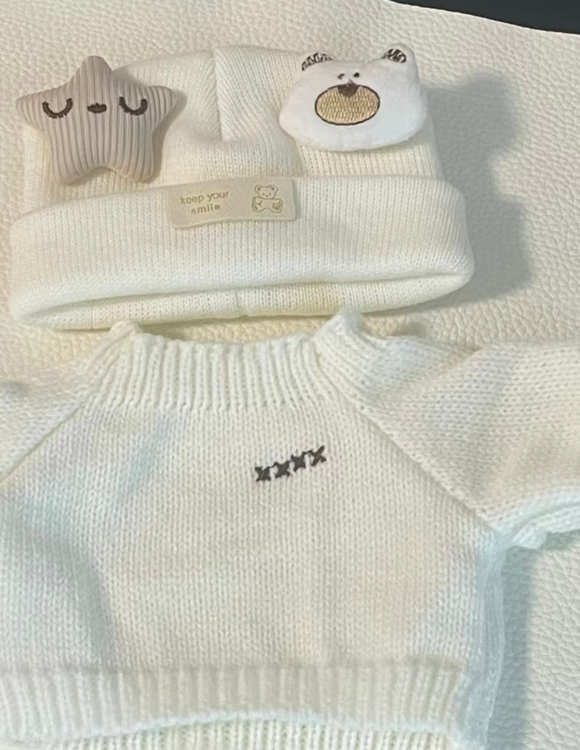 Bartholomew Bear Cosy Knit Sweater & Beanie Set