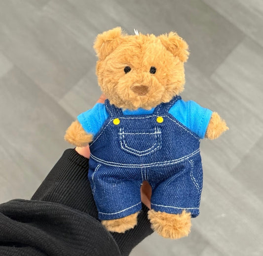 Bartholomew Bear Mini Denim Dungaree Set