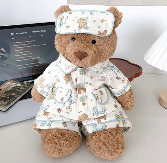 Bartholomew Bear Balloon Animal Pyjama Set & Sleep Mask