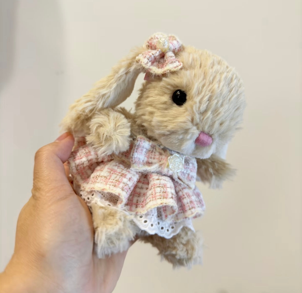 Bashful Bunny Tweed Ruffle Dress Set