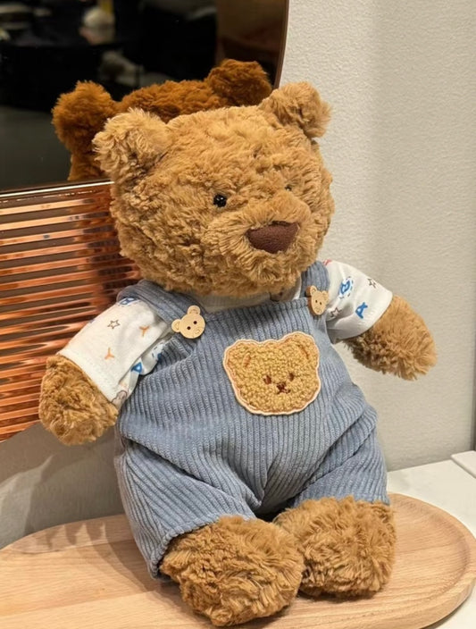 Bartholomew Bear Corduroy Dungaree Set