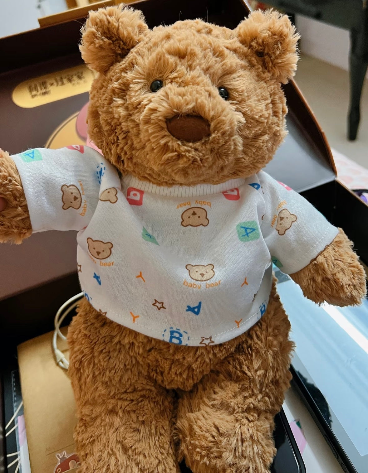 Bartholomew Bear Corduroy Dungaree Set