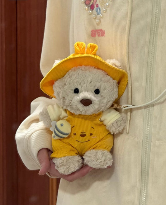 Bartholomew Bear Yellow Pooh Dungaree Set