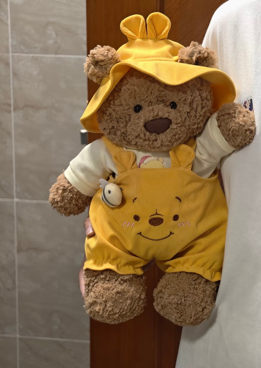Bartholomew Bear Yellow Pooh Dungaree Set