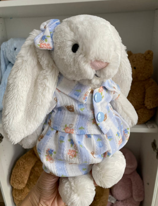 Bashful Bunny Blue Bear Pyjama Set