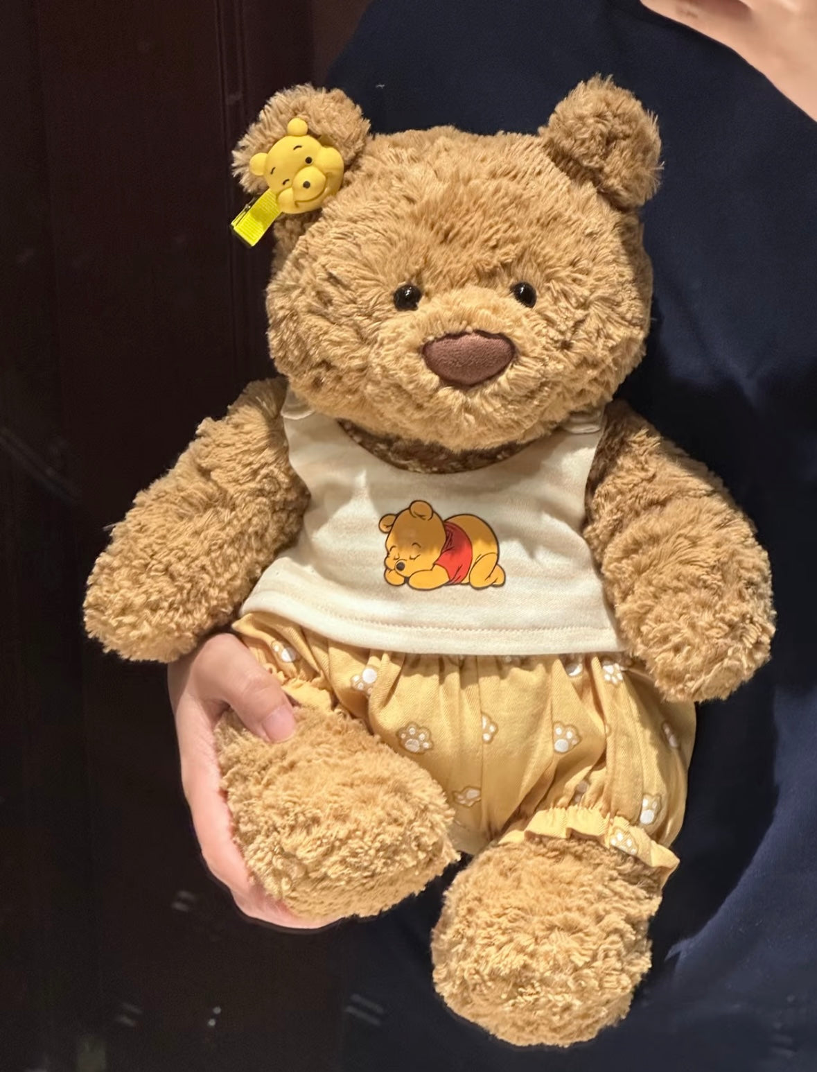Bartholomew Bear Winnie the Pooh Outfit Set - held front view